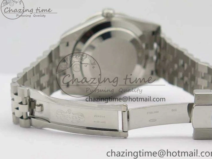 MiroTime 0204 DateJust Smooth Bezel SS Noob 1:1 Best Edition Gray Sticks Dial On Jubilee Bracelet A Packable 3505